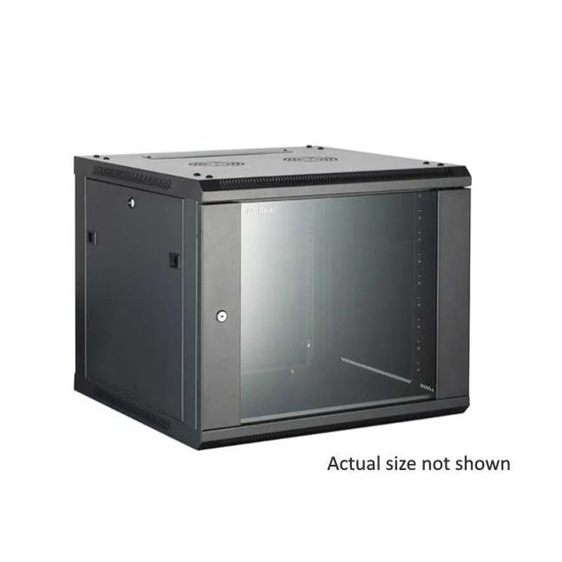 Image of FDL 12U 19" WALL MOUNTING CABINET - 550mm DEEP / BLACK