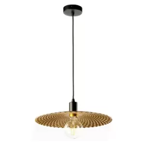 Image of Onli Golden Dome Pendant Ceiling Light Gold, Black