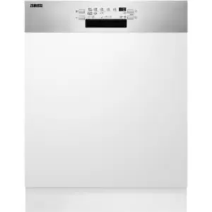 Image of Zanussi ZDSN653X2 Semi Integrated Dishwasher