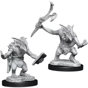 Image of Magic the Gathering Unpainted Miniatures (W13) Goblin Guide & Goblin Bushwhacker