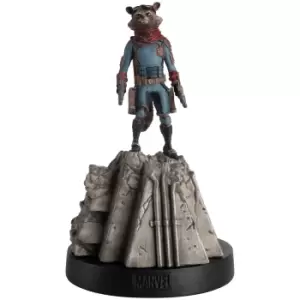 Image of Eaglemoss Rocket Racoon Figurine with Magazine