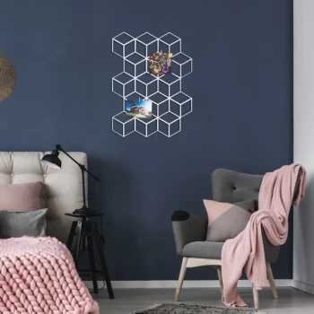 Image of Moodboard 1 - Silver Silver Decorative Metal Wall Accessory