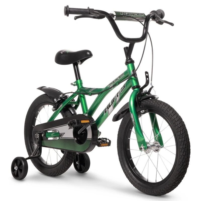 Image of Huffy Pro Thunder 16" Boys BMX Bike Acid Green male One Size