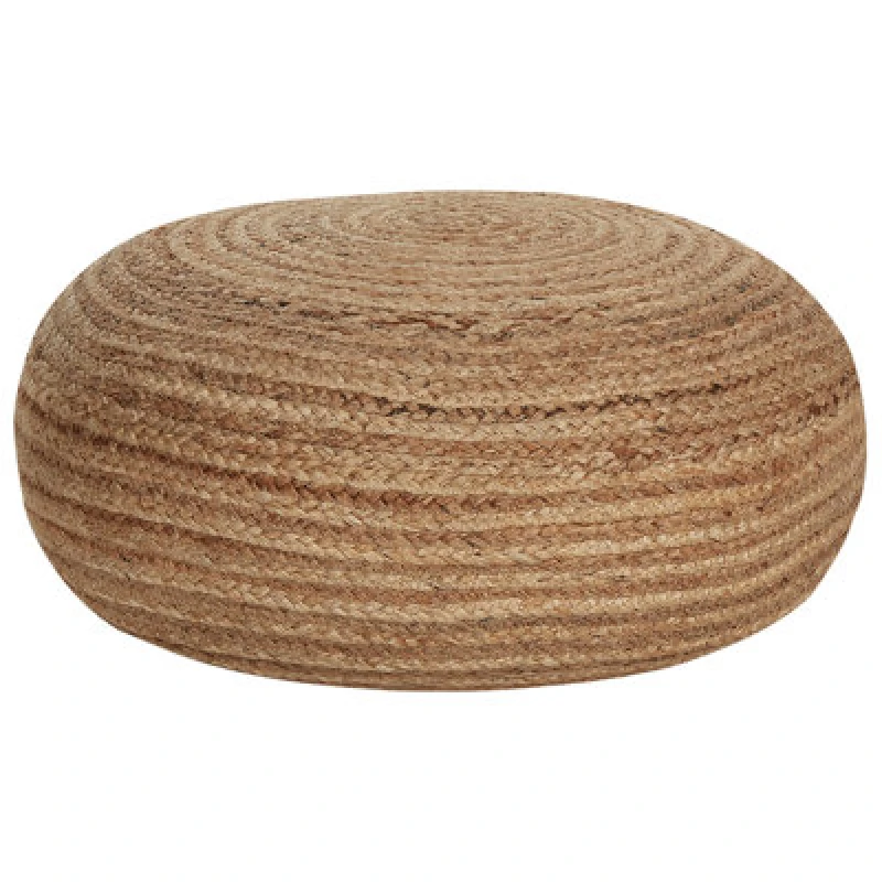 Image of Beliani Pouffe Tifelt Jute Beige