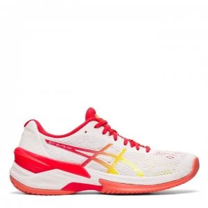 Image of Asics Sky Elite FlyteFoam Trainers Ladies - White/Pink