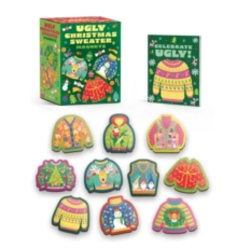 Image of Ugly Christmas Sweater Magnets. Paperback. By Jessie Oleson Moore Books