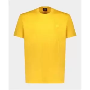 Image of Paul And Shark Faded Short Sleeve T Shirt - Orange