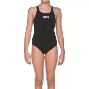 Image of Arena Girls Sports Swimsuit Solid Swim Pro - Black