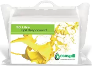 Image of Oil Only Clip Top Spill Kit - 30 Litre OILSK30 ECOSPILL