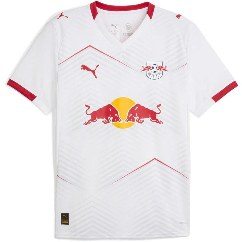 Image of Puma RB Leipzig Home Shirt 2025 2026 Adults White/Red male L