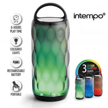 Image of Intempo Galaxy WDS82 LED Colour Changing Crystal Wireless Bluetoo...