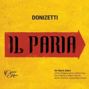Image of Donizetti Il Paria by Gaetano Donizetti CD Album