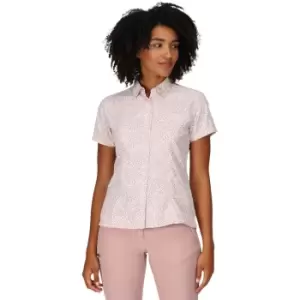 Image of Regatta Womens Mindano VII Breathable Short Sleeve Shirt 20 - Bust 45' (114cm)