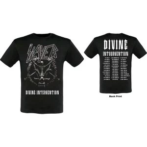 Image of Slayer - Divine Intervention 2014 Dates Unisex Small T-Shirt - Black
