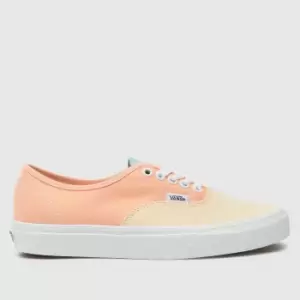 Image of Vans Authentic Trainers In Beige Multi