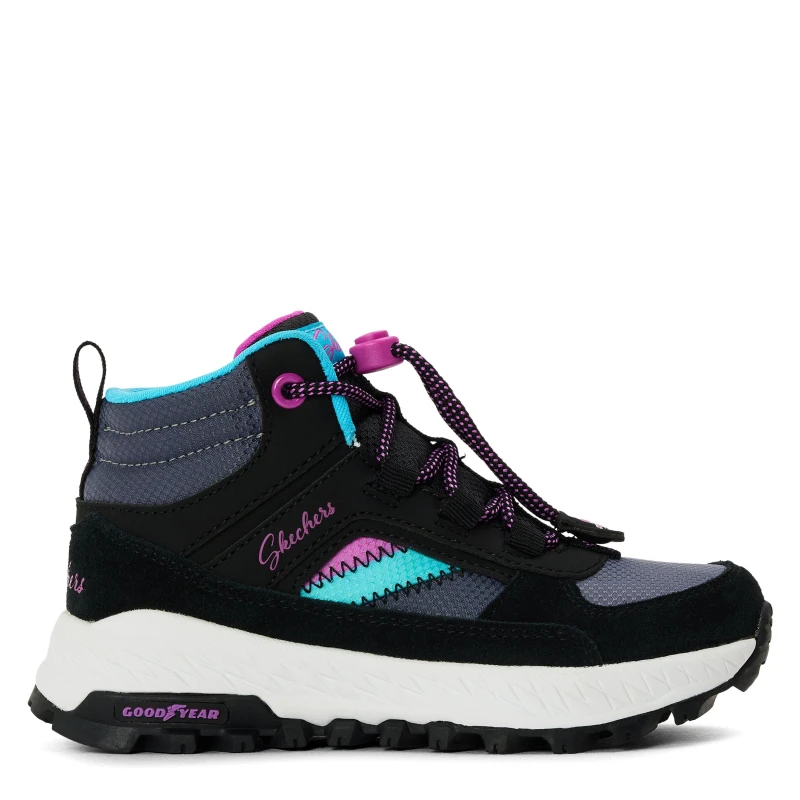 Image of Skechers Unisex Kids Fusetread Seasonal Walking Shoes Black/Multi unisex C10 (27.5)