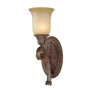 Image of 1 Light Wall Light British Bronze, E14