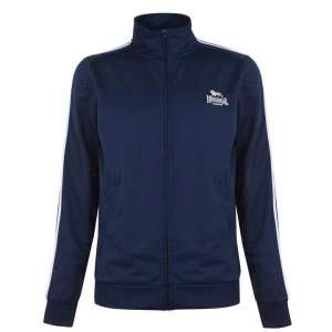 Image of Lonsdale Track Jacket Mens - Navy/White