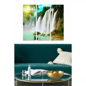 Image of MDF1636324 Multicolor Decorative MDF Painting (3 Pieces)