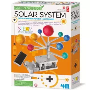 Image of 4M Green Science - Solar Hybrid Powered Motorized Solar System