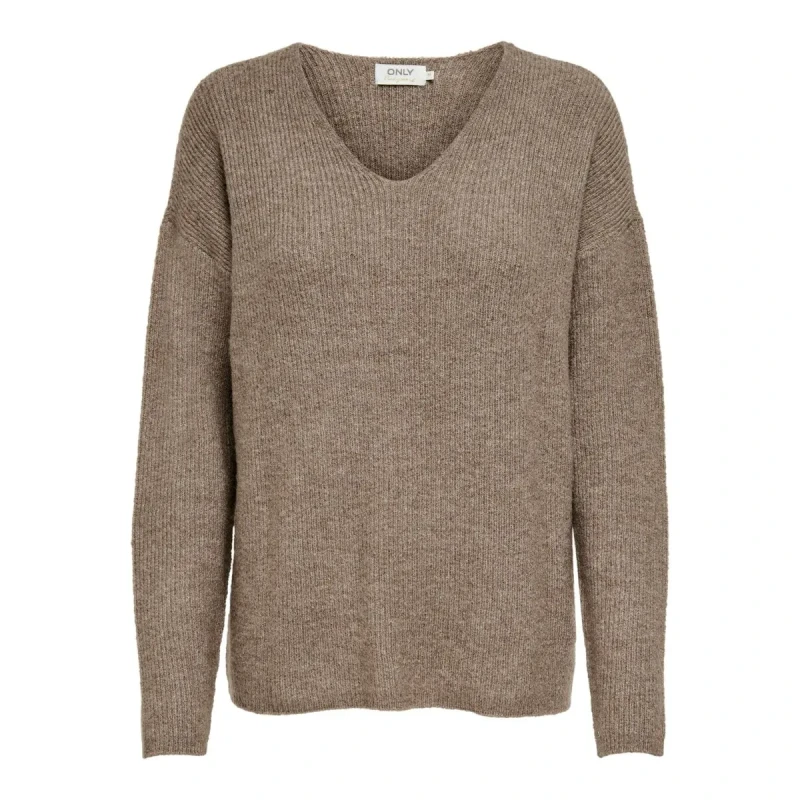 Image of Only Brushed Knit Jumper taupe Women S;M