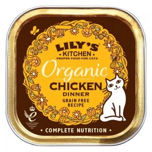 Image of Lily's Kitchen Organic Chicken Dinner for Cats - Saver Pack: 38 x 85g