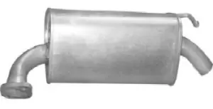 Image of IZAWIT Rear silencer MAZDA 29.020 L80140100C End silencer,Rear exhaust silencer,Rear muffler,Muffler silencer,Exhaust muffler silencer,Exhaust muffler
