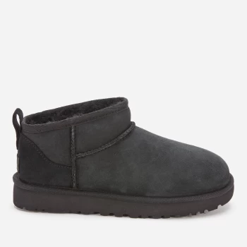 Image of UGG Womens Classic Ultra Mini Sheepskin Boots - Black - UK 8