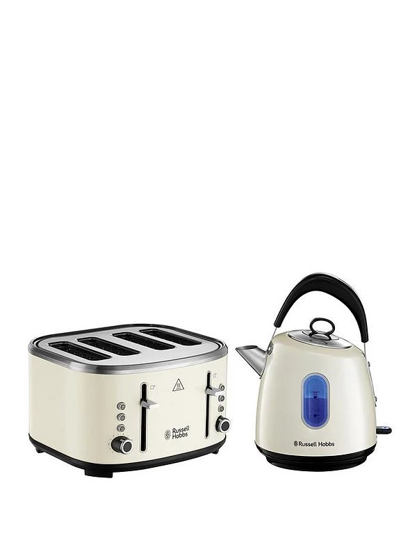 Image of Russell Hobbs Stylevia 28132BU Kettle & 4 Slice Toaster Bundle