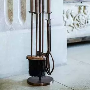 Image of Ivyline Copper Fire Set Round