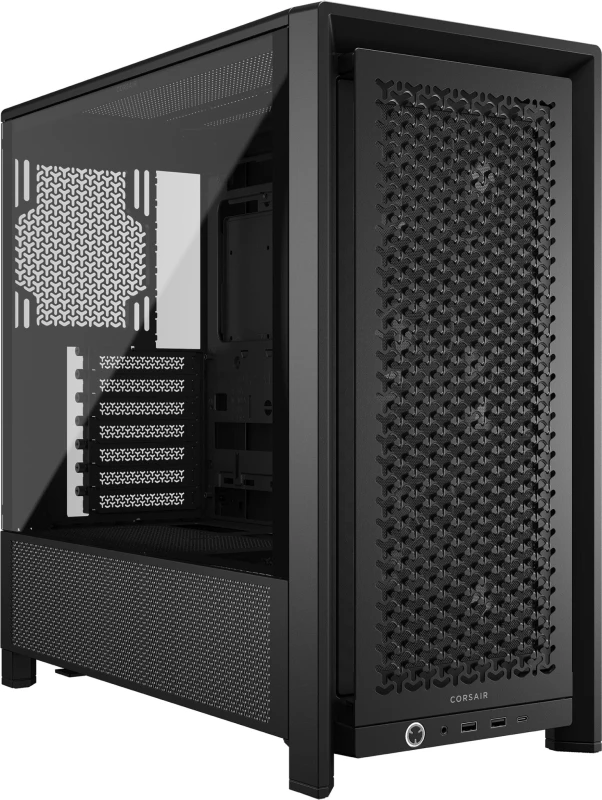 Image of CORSAIR FRAME 4000D RS ATX Mid-Tower PC Case - Black 840440496571