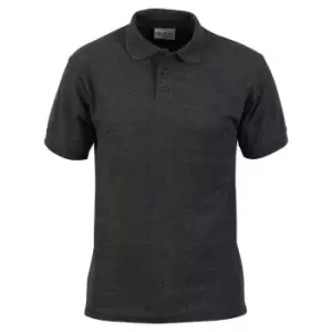 Image of Absolute Apparel Mens Precision Polo (L) (Charcoal)