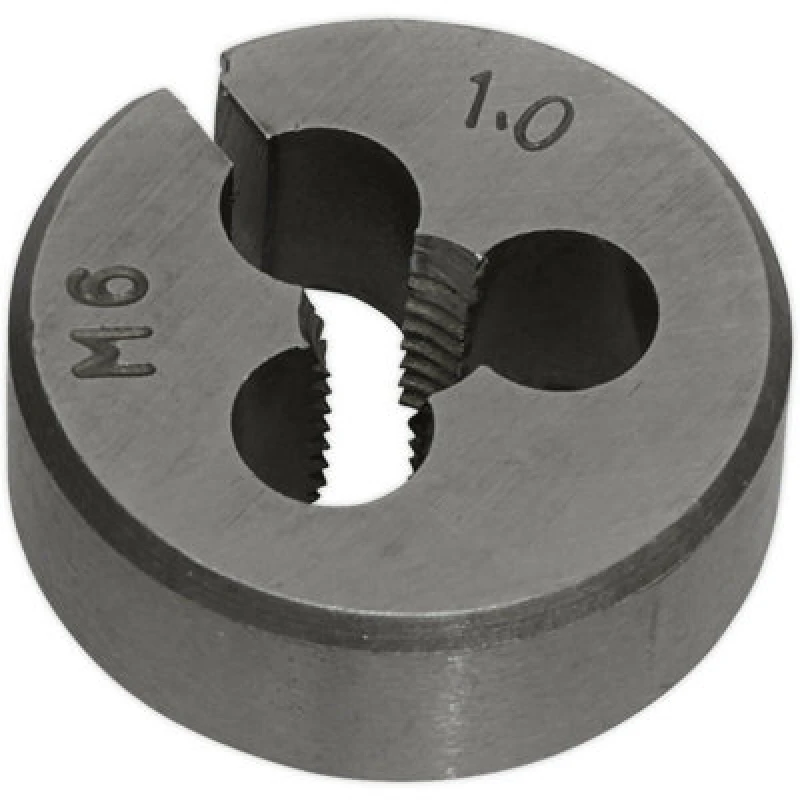 Image of Loops M6 x 1mm Metric Split Die - Quality Steel - Bar / Bolt Threading Bit & Case Metallics