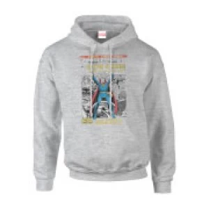 Image of Marvel Doctor Strange Premiere Comic Cover Mens Grey Pullover Hoodie - M - Grey