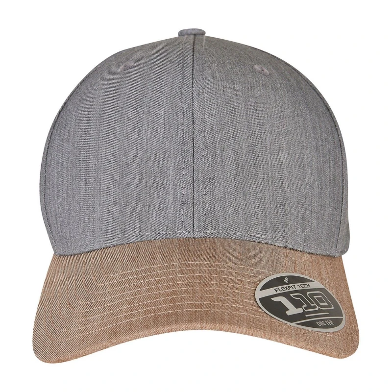 Image of Flexfit Flexfit Men Melange Baseball Cap in Dark Grey Dark Grey One Size Male 5063300786581