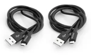 Image of Verbatim 48874 USB cable 1m USB 3.2 Gen 1 (3.1 Gen 1) Micro-USB A...
