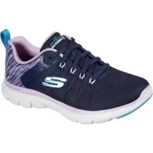 Image of Skechers Womens Flex Appeal 4.0 Dream Easy Lace Up Trainers UK Size 5 (EU 38)