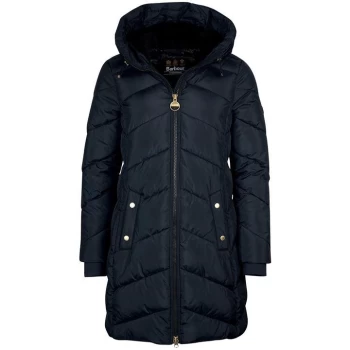 Image of Barbour International Braeside Quilt - Black