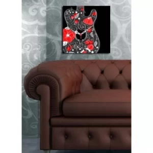 Image of 2828CS-18 Multicolor Decorative Canvas Wall Clock