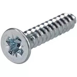 Image of R-TECH 337120 Pozi Countersunk Self-Tapping Screws No. 6 19.0mm - P...