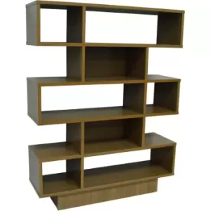 Image of Watsons - Geometric Display Storage Shelving - Oak - Oak