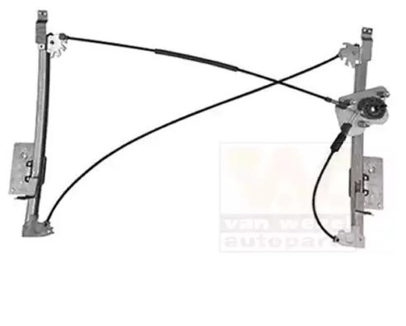 Image of VAN WEZEL 0506263 Window regulator Left Front, Operating Mode: Electric, without electric motor Window Winder (1561)
