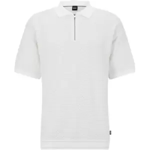 Image of BOSS Grande Polo Shirt - White
