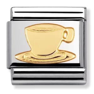 Image of Nomination CLASSIC Gold Daily Life Coffee Cup Charm 030109/05
