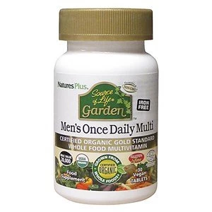 Image of Natures Plus Source of Life Garden Organic Menamp39s Daily Tablets 30 Tablets