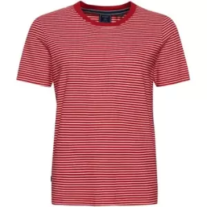 Image of Superdry Orange Label T Shirt - Red