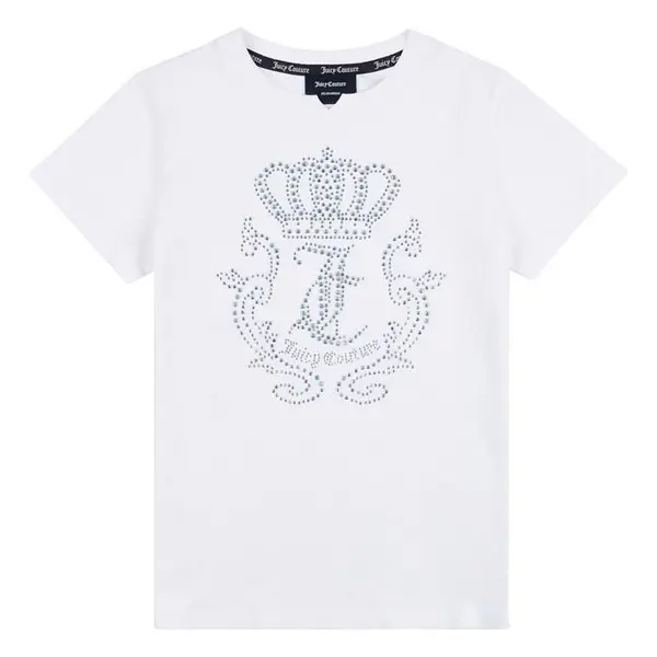 Image of JUICY COUTURE Juicy Crown Lgo Tee Jn42 Regular Fit T-Shirts 10-11 Yrs White 62062801195