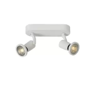 Image of Jaster-Led Modern Twin Ceiling Spotlight - LED - GU10 - 2x5W 2700K - White