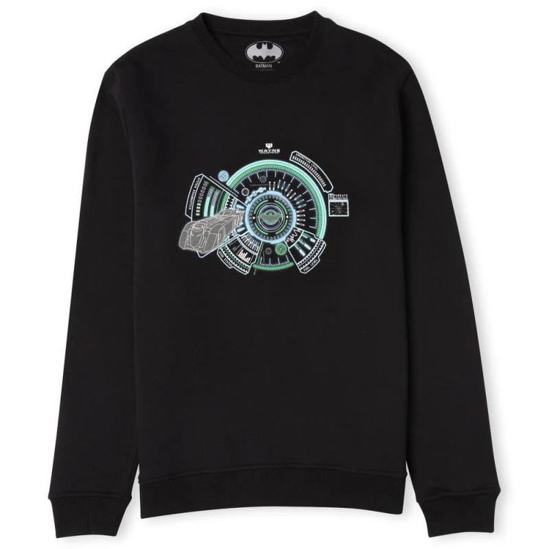 Image of DC Batman Batmobile Sweatshirt - Black - L