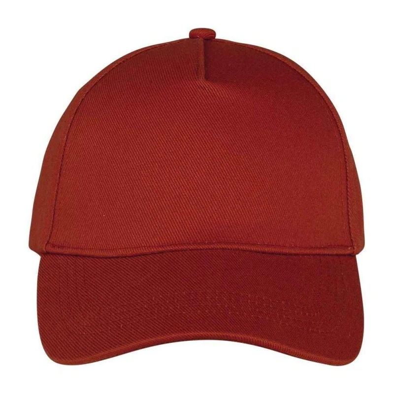 Image of Native Spirit Womens 5 Panel Baseball Cap in Burnt Orange Burnt Orange Female One Size